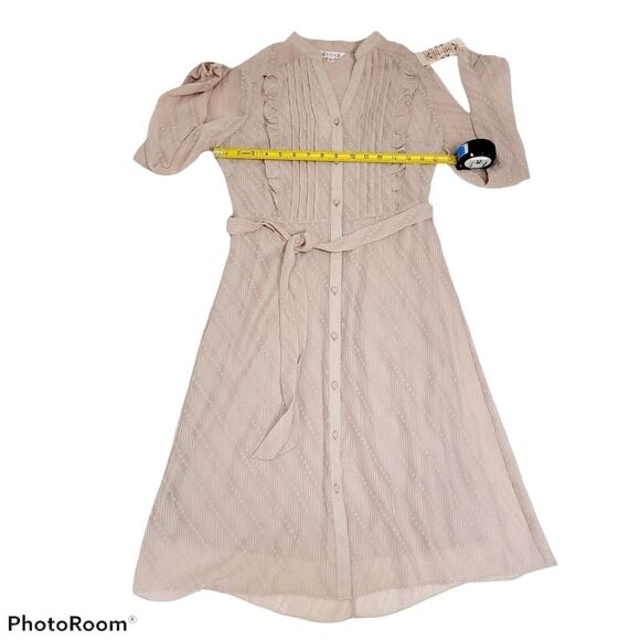 NANNETTE Pintuck Long Sleeve Dress‎ SIZE 2 - Picture 4 of 13